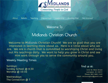 Tablet Screenshot of midlandschristian.org